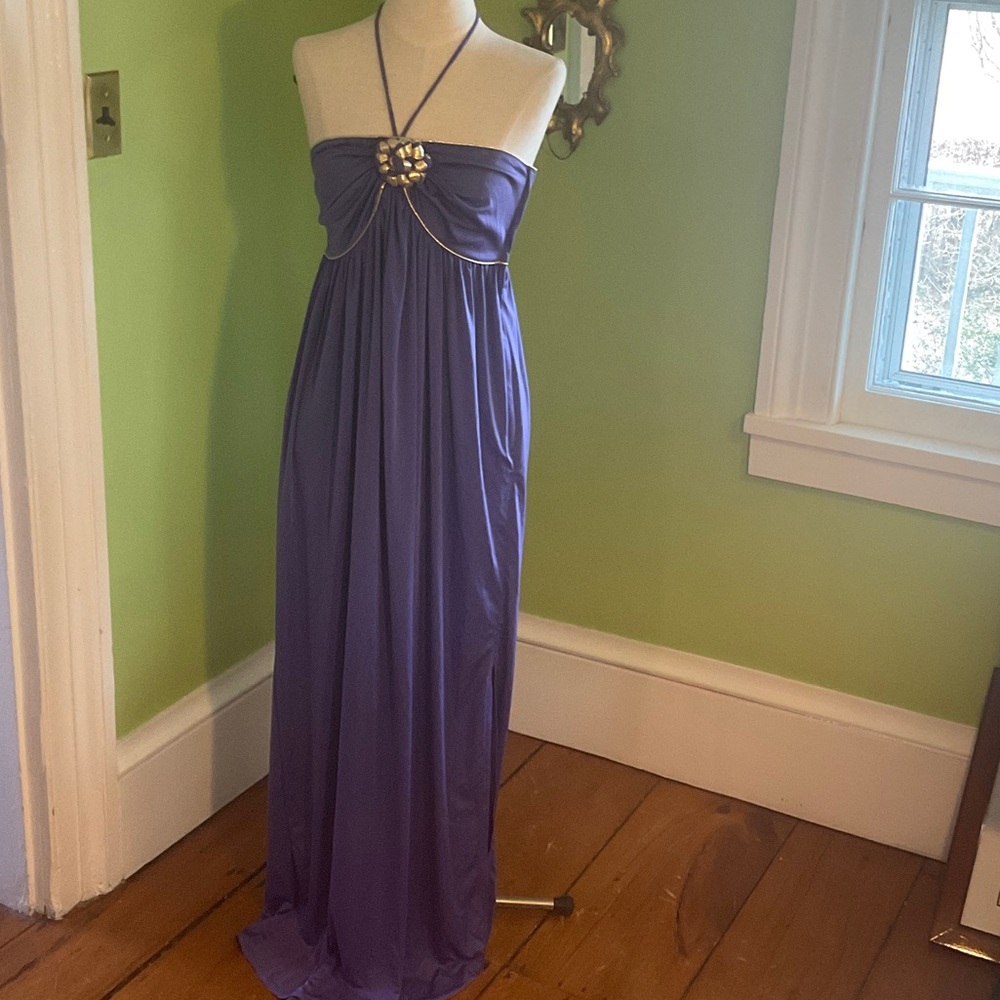 Vintage 70s Bill Tice I. Magnin strapless maxi dress, dead stock